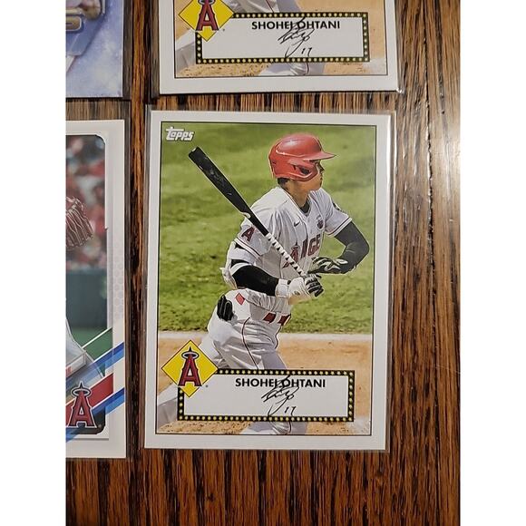 Shohei Ohtani Baseball Card Lot of 9 Cards Los Angeles Angels Dodgers Topps - Picture 10 of 12